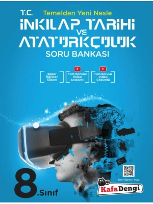 KAFA DENGİ YAYINLARI 8. Sınıf Temelden Yeni T.C. İnkılap Tarihi ve Atatürkçülük Soru Bankası