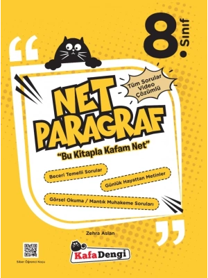 KAFA DENGİ YAYINLARI 8. Sınıf NET PARAGRAF Soru Bankası