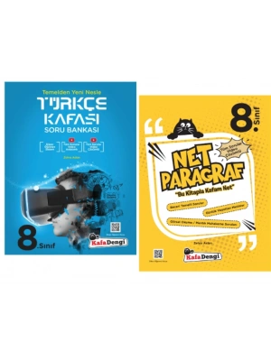 KAFA DENGİ YAYINLARI 8. Sınıf Türkçe Kafası + Net Paragraf Soru Bankası