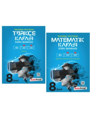 KAFA DENGİ YAYINLARI 8. Sınıf Türkçe + Matematik Kafası Soru Bankası