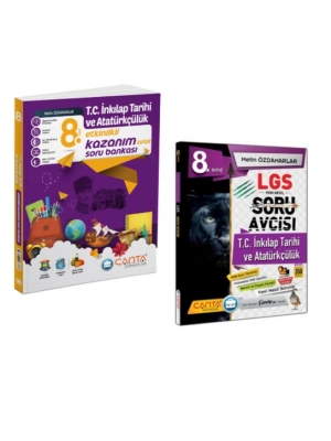 ÇANTA YAYINLARI 8. SINIF T.C. İnkılap Tarihi ve Atatürkçülük Etkinlikli Kazanım Sıralı Soru Bankası + LGS Soru Avcısı