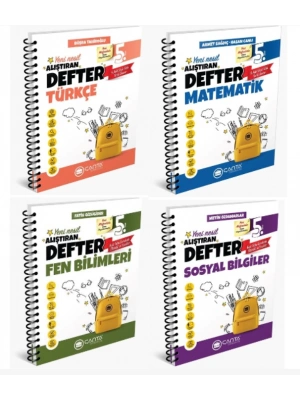 ÇANTA YAYINLARI 5. SINIF TÜM DERSLER OKULA YARDIMCI ÖĞRETEN DEFTER