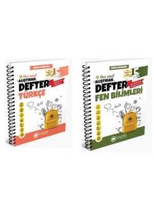 ÇANTA YAYINLARI 5. SINIF TÜRKÇE + FEN BİLİMLERİ OKULA YARDIMCI ÖĞRETEN DEFTER