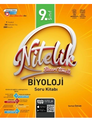 Nitelik Yayınları 9. Sınıf Beceri Temelli Biyoloji Soru Kitabı