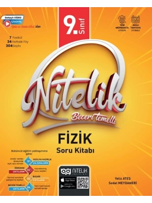 Nitelik Yayınları 9. Sınıf Fizik Nitelik Beceri Temelli Soru Kitabı