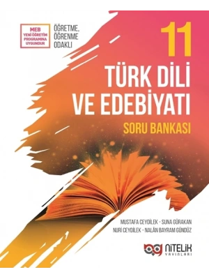 2024 Nitelik Yayınları 11. Sınıf Türk Dili ve Edebiyatı Soru Bankası