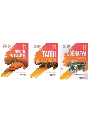 Nitelik Yayınları 11. Sınıf Edebiyat + Tarih + Coğrafya Soru Bankası