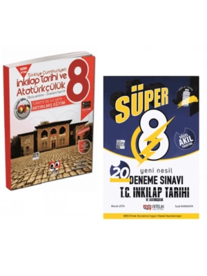 Nitelik Yayınları 8. Sınıf LGS T.C. İnkılap Tarihi ve Atatürkçülük Artırılmış Konu Kitabı + 20 Deneme