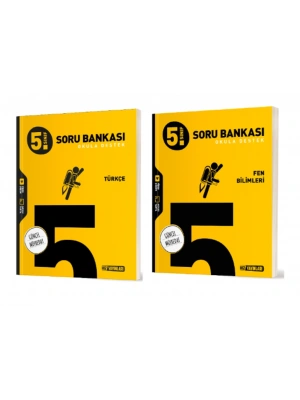 HIZ YAYINLARI 5. SINIF TÜRKÇE + FEN BİLİMLERİ SORU BANKASI