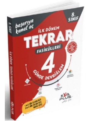 KORAY VAROL YAYINLARI 8.SINIF İLK DÖNEM TEKRAR FASİKÜLLERİ