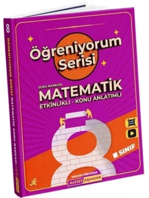 Matsev Yayıncılık 8. Sınıf Matematik Soru Bankası Öğreniyorum Serisi