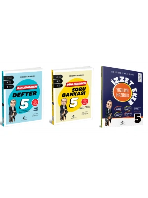 ARI YAYINCILIK 5. Sınıf Din Kültürü ve Ahlak Bilgisi İzzet Eker Dinlendiren Defter + Soru Bankası +Yazılıya Hazırlık