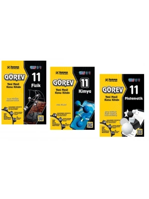 ARMADA 11.Sınıf Görev Fizik + Kimya + Matematik Yeni Nesil Konu Kitabı