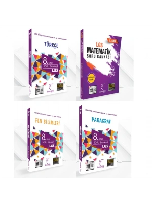 KAREKÖK YAYINLARI LGS TÜRKÇE + MATEMATİK + FEN BİLİMLERİ + PARAGRAF