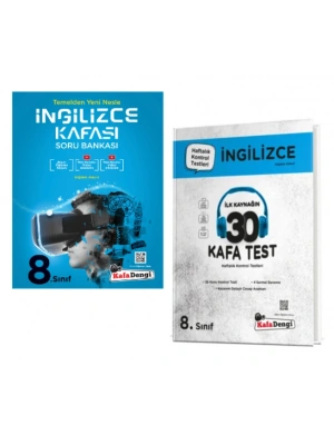 KAFA DENGİ YAYINLARI 8. Sınıf İngilizce Kafası Soru Bankası + İngilizce Kafa Test