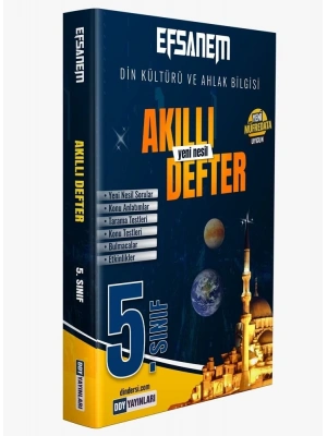 DDY YAYINLARI 5.Sınıf Din Kültürü ve Ahlak Bilgisi Efsane Akıllı Defter