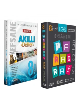 DDY YAYINLARI 8.Sınıf Din Kültürü ve Ahlak Bilgisi Efsane Akıllı Defter + DDY PARAGRAF