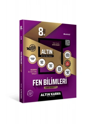Altın Karma Yayınları 8.Sınıf Fen Bilimleri  Mentör Etkinlikli Soru Bankası