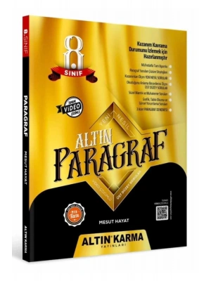 Altın Karma Yayınları 8.Sınıf Paragraf Lgs Soru Bankası