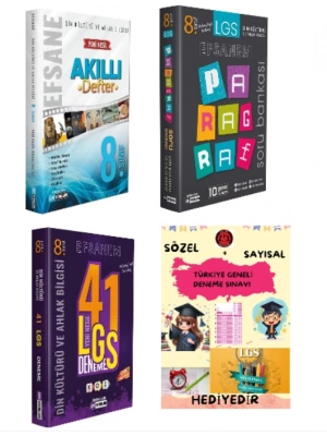 DDY YAYINLARI 8.Sınıf Din Kültürü ve Ahlak Bilgisi Efsane Akıllı Defter +DDY PARAGRAF +Deneme + Hediye