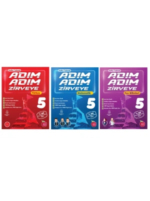 NEWTON YAYINLARI 5.SINIF TÜRKÇE + MATEMATİK + FEN BİLİMLERİ ADIM ADIM ETKİNLİKLİ KONU ANLATIMLI SORU BANKALARI