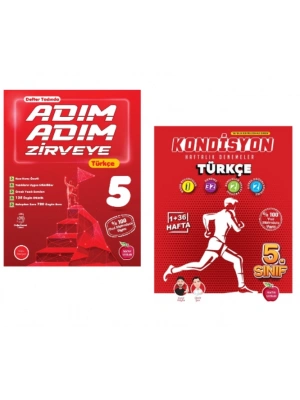 Newton Yayınları 5.Sınıf Adım Adım Zirveye Türkçe + Kondisyon Deneme