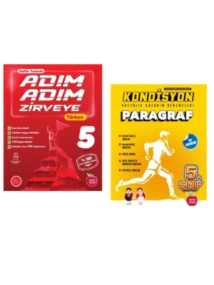 Newton Yayınları 5.Sınıf Adım Adım Zirveye Türkçe + Paragraf Deneme