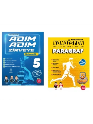 Newton Yayınları 5.Sınıf Adım Adım Zirveye  Matematik + Paragraf Deneme