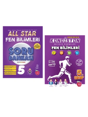 Newton Yayınları 5.sınıf All Star Fen Bilimleri Soru Bankası + Fen Bilimleri Kondisyon Deeneme 37 Hafta