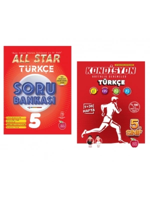 Newton Yayınları 5.sınıf All Star Türkçe Soru Bankası + Türkçe Kondisyon Deneneme 37 Hafta