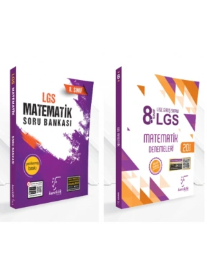 KARE KÖK YAYINLARI LGS 8.SINIF MATEMATİK SORU BANKASI + MATEMATİK 20Lİ DENEME