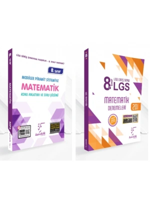KARE KÖK YAYINLARI LGS 8.SINIF MATEMATİK MPS KONU ANLATIM + MATEMATİK 20Lİ DENEME