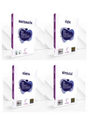 KARE KÖK YAYINLARI 11.SINIF MATEMATİK-FİZİK-KİMYA-BİYOLOJİ SORU BANKASI