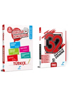 PRUVA AKADEMİ YAYINLARI 5.SINIF TÜRKÇE SORULAR KONUŞUYOR+32 HAFTA TÜRKÇE DENEME