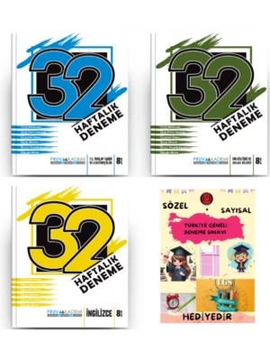 PRUVA AKADEMİ YAYINLARI 8.SINIF 32 HAFTA İNKİLAP TARİHİ+DİN KÜLTÜRÜ +İNGİLİZCE DENEME + HEDİYE