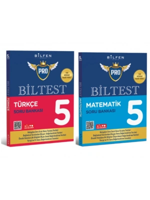 BİLFEN YAYINCILIK 5.SINIF BİLTEST PRO TÜRKÇE+MATEMATİK SORU BANKASI