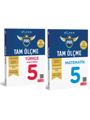 BİLFEN YAYINCILIK 5.SINIF TAM ÖLÇME TÜRKÇE+MATEMATİK ETKİNLİKLİ SORU BANKASI  (YENİ MÜFREDAT)