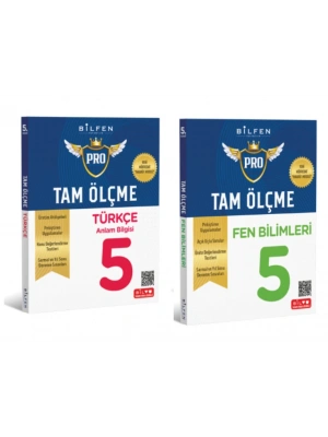 BİLFEN YAYINCILIK 5.SINIF TAM ÖLÇME TÜRKÇE+FEN BİLİMLERİ ETKİNLİKLİ SORU BANKASI (YENİ MÜFREDAT)