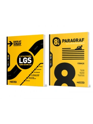 HIZ YAYINLARI 9 İSTASYONDA LGS TÜM DERSLER SORU BANKASI + PARAGRAF SORU BANKASI