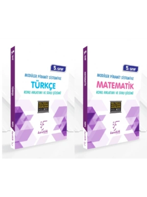 KAREKÖK YAYINLARI 5.SINIF TÜRKÇE + MATEMATİK MPS KONU ANLATIM SORU ÇÖZÜMLERİ SETİ