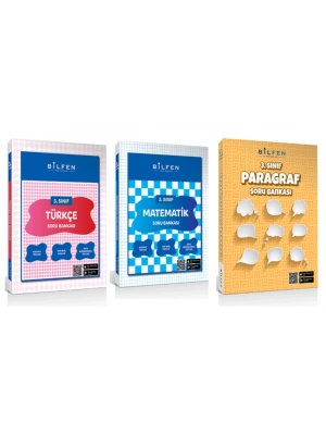 BİLFEN YAYINCILIK 3.SINIF TÜRKÇE-MATEMATİK-PARAGRAF SORU BANKASI