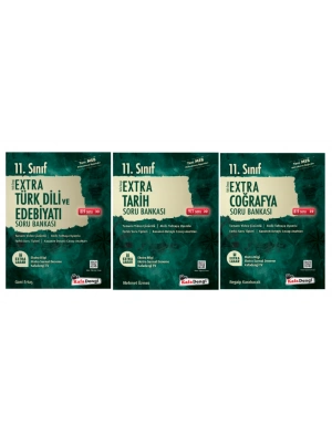 Kafa Dengi Yayınları 11. Sınıf Sözel Set Edebiyat - Tarih - Coğrafya Extra Soru Bankası