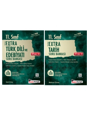 Kafa Dengi Yayınları 11. Sınıf Edebiyat - Tarih  Extra Soru Bankası