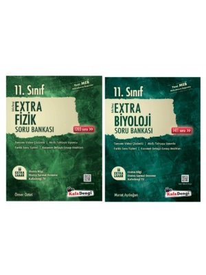 Kafa Dengi Yayınları 11. Sınıf Fizik - Biyoloji Extra Soru Bankası