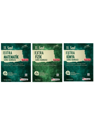 Kafa Dengi Yayınları 11. Sınıf Sayısal Set Matematik - Fizik - Kimya Extra Soru Bankası