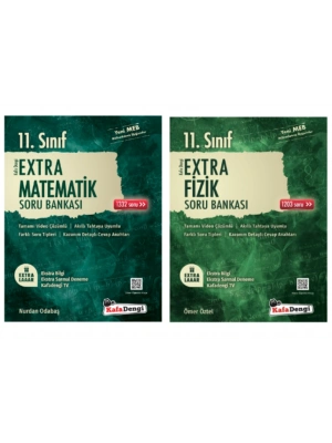 Kafa Dengi Yayınları 11. Sınıf Matematik - Fizik Extra Soru Bankası