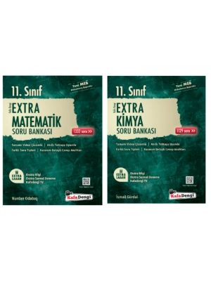 Kafa Dengi Yayınları 11. Sınıf Matematik - Kimya Extra Soru Bankası