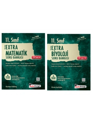 Kafa Dengi Yayınları 11. Sınıf Matematik - Biyoloji Extra Soru Bankası