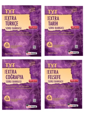 Kafa Dengi Yayınları TYT Sözel Set Türkçe - Tarih - Coğrafya - Felsefe Extra Soru Bankası