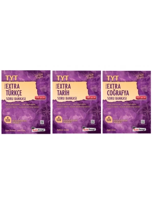 Kafa Dengi Yayınları TYT Sözel Set Türkçe - Tarih - Coğrafya Extra Soru Bankası